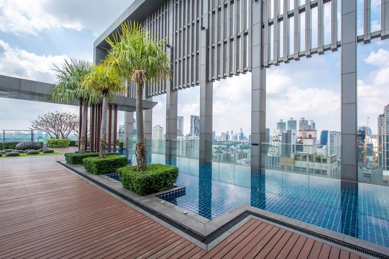 Luxury 1Bed 1Bath 300M Bts Phrom Phong, Emporium Emsphere Emquartier Bangkok Exterior photo